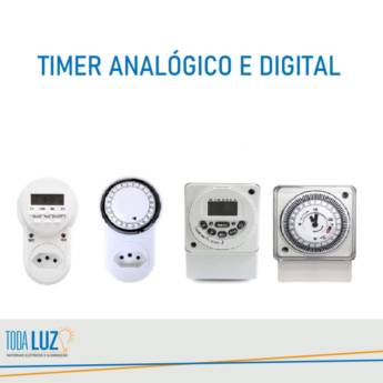Comprar o produto de Timer Analógico e Digital em Automação pela empresa Toda Luz Materiais Elétricos e Iluminação em Atibaia, SP por Solutudo