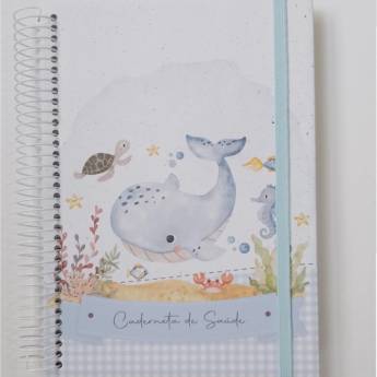 Comprar o produto de Caderneta de Saúde Fundo do Mar em Bebês em Botucatu, SP por Solutudo