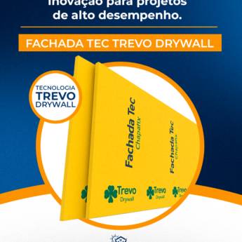 Comprar o produto de Fachada Tec — Chapa para Uso Externo em Gesso em Foz do Iguaçu, PR por Solutudo