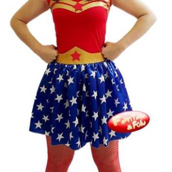 Comprar o produto de 2827 - Maravilha juvenil (tamanho 16) em Fantasia Juvenil Feminina em Tietê, SP por Solutudo