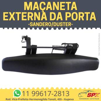 Comprar o produto de MAÇANETA EXTERNA DA PORTA SANDERO /DUSTER em A Classificar pela empresa Spx Acessórios e Autopeças em Itupeva, SP por Solutudo