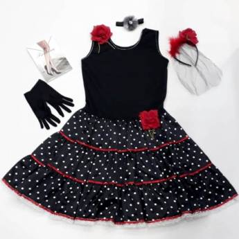 Comprar o produto de 2640 - Espanhola poás adulto (tamanho 42) em Fantasia Adulto Feminina em Tietê, SP por Solutudo