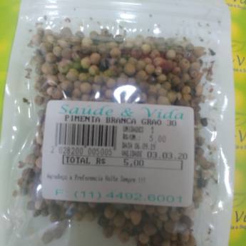 Comprar o produto de Pimenta branca grão em A Classificar em Jundiaí, SP por Solutudo