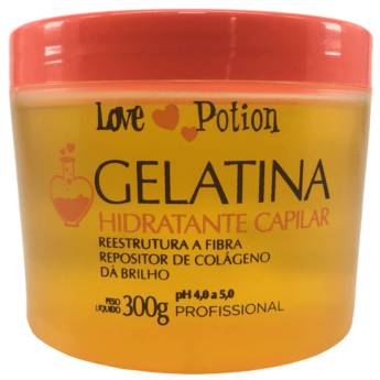Comprar o produto de Love Potion Gelatina Capilar Máscara de Tratamento 300g em Máscaras em Marília, SP por Solutudo