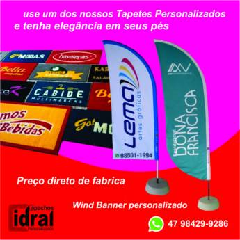 Comprar o produto de tapetes personalizados  em Para Todos em Balneário Camboriú, SC por Solutudo