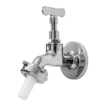 Comprar o produto de Torneira 1128 C de jardim curta cromada 1/2 x 3/4 em Materiais para Construção em Boituva, SP por Solutudo