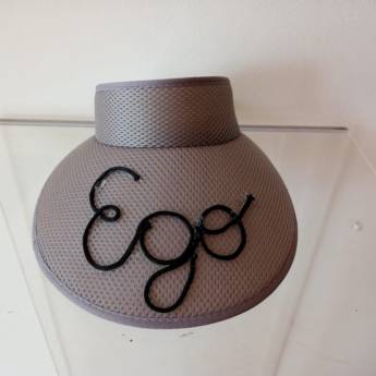 Comprar o produto de Chapéu/ viseira de palha personalizado ego  em Roupas e Acessórios em Botucatu, SP por Solutudo