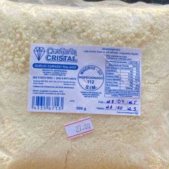 Comprar o produto de Queijo Curado Ralado  em Queijo pela empresa Empório Primare Bebidas e Eventos - Loja 02 em Mineiros, GO por Solutudo