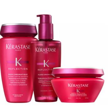 Comprar o produto de Kit Kérastase Réflection Chromatique Fluide (3 Produtos) em Kérastase PARIS em Jundiaí, SP por Solutudo