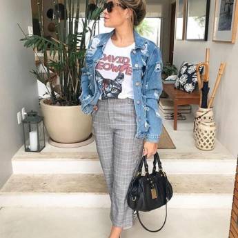 Comprar o produto de Jaqueta Jeans Destroyed (Semelhante a essa Disponível dos Tamanhos 44 ao 50) em Roupas e Acessórios em Bauru, SP por Solutudo