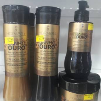 Comprar o produto de Kit HidraBell Balho de ouro para cabelos Loiros em A Classificar em Joinville, SC por Solutudo