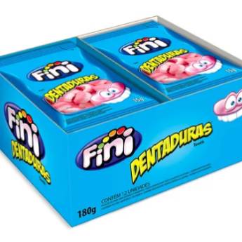 Comprar o produto de Mini Dentaduras - DENTADURAS 12X15G em Doces em Jundiaí, SP por Solutudo