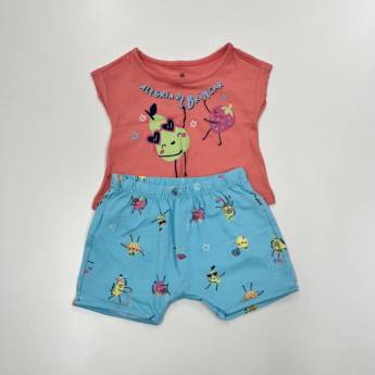Comprar o produto de Conjuntinho Malwee infantil feminino  em Roupas Infantis em Uberlândia, MG por Solutudo