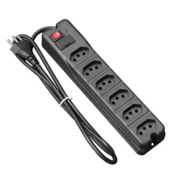 Comprar o produto de Filtro de linha com 6 tomadas Bivolt Marca Elite em Materiais para Construção em Boituva, SP por Solutudo