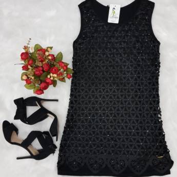 Comprar o produto de Vestido com pedraria em Vestidos em Bauru, SP por Solutudo