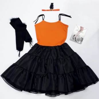 Comprar o produto de 2721 - Vestido cabaré adulto (tamanho 42) em Fantasia Adulto Feminina em Tietê, SP por Solutudo