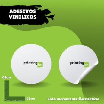 Comprar o produto de Adesivos vinilicos 5cm  em Adesivos - Takeone	 em Atibaia, SP por Solutudo