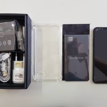 Comprar o produto de Celular LG Q6 32Gb, na caixa, sem uso. Acessórios originais + capinha + película + chip Vivo em A Classificar em Jundiaí, SP por Solutudo