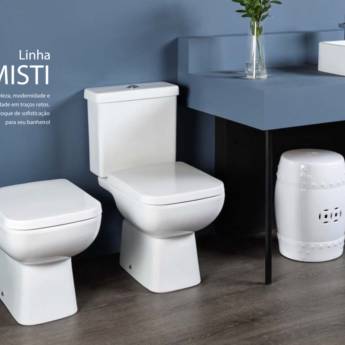 Comprar o produto de Louça sanitaria - Linha MISTI – Sofisticação em cada detalhe em Materiais para Construção pela empresa Construmax Materiais para Construção em Riviera de Santa Cristina XIII, SP por Solutudo