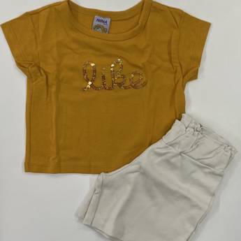 Comprar o produto de Conjunto feminino infantil Nina Child em A Classificar em Uberlândia, MG por Solutudo