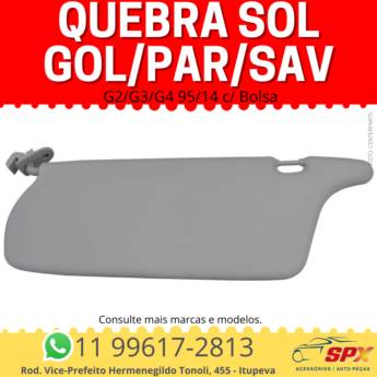 Comprar o produto de QUEBRA SOL - GOL / PARATI / SAVEIRO  em A Classificar pela empresa Spx Acessórios e Autopeças em Itupeva, SP por Solutudo