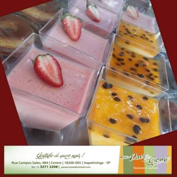 Comprar o produto de Mousses morango e maracujá.  em Bolos e Doces em Itapetininga, SP por Solutudo