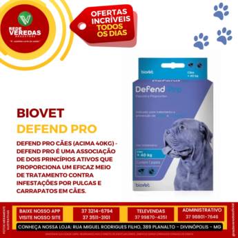 Comprar o produto de Bio Defend Pro - Cães acima de 40kg em Artigos Pets em Divinópolis, MG por Solutudo
