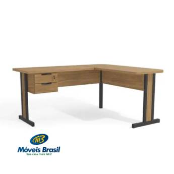 Comprar o produto de Mesa Kappesberg Angular em Mesas de Escritório em Foz do Iguaçu, PR por Solutudo