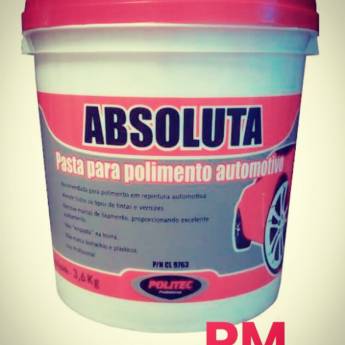 Comprar o produto de Massa Absoluta balde 3,6 kg  em Polimento Automotivo  em Araçatuba, SP por Solutudo