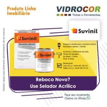 Comprar o produto de Prepare sua parede para pintura com Suvinil - Loja Vidrocor Tintas em Tintas em São Manuel, SP por Solutudo