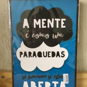 Comprar o produto de Placa Decorativa em Quadros em São Carlos, SP por Solutudo