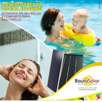 Comprar o produto de AQUECEDOR SOLAR ☀️ CONFORTO COM ECONOMIA em Casa, Móveis e Decoração em Bauru, SP por Solutudo