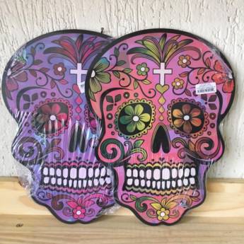 Comprar o produto de placa Decorativas Caveiras em Decoração em São Carlos, SP por Solutudo
