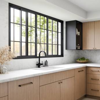 Comprar o produto de Janela de Alumínio de Correr Central 2 Folhas Móveis e 2 Fixas com Grade – P-I30016.0 em Materiais para Construção pela empresa Construmax Materiais para Construção em Riviera de Santa Cristina XIII, SP por Solutudo