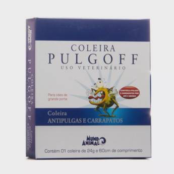 Comprar o produto de Coleira PULGOLFF anti pulga e carrapatos grande porte em A Classificar em Santa Cruz do Rio Pardo, SP por Solutudo