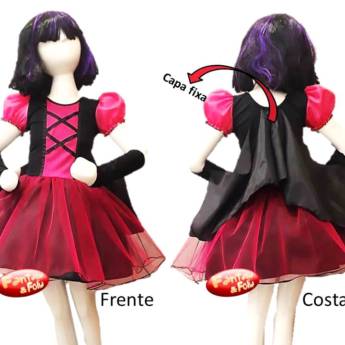 Comprar o produto de 2880 - Morceguinha infantil (tamanhos 6 e 10) em Fantasia Infantil Feminina em Tietê, SP por Solutudo