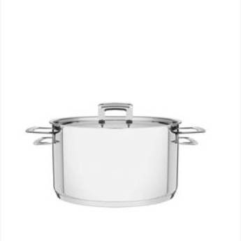 Comprar o produto de Caçarola Inox 20 Funda Brava Tramontina em Panelas pela empresa Casa Vitória em Foz do Iguaçu, PR por Solutudo