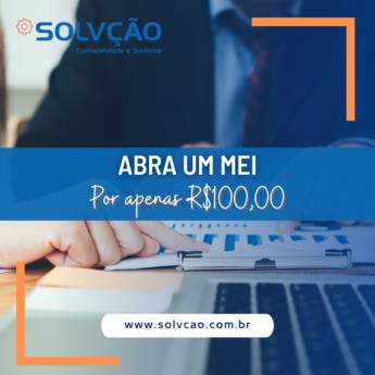 Comprar o produto de Abertura de MEI em Contabilidade em São Bernardo do Campo, SP por Solutudo