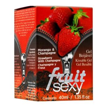 Comprar o produto de GEL BEIJÁVEL MORANGO & CHAMPAGNE  em Sex Shop pela empresa Sexshop Ivone Vito em Bauru, SP por Solutudo