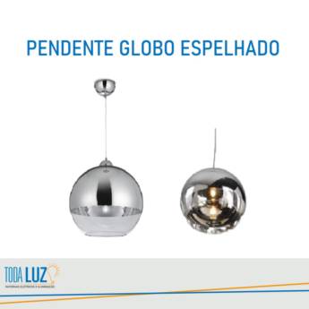 Comprar o produto de Pendente Globo Espelhado em Iluminação pela empresa Toda Luz Materiais Elétricos e Iluminação em Atibaia, SP por Solutudo