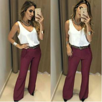 Comprar o produto de Calça de Bengaline (Semelhante a essa Disponível no Tamanho: 48/50) em Roupas e Acessórios em Bauru, SP por Solutudo