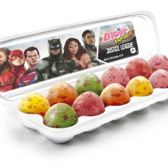 Comprar o produto de Chiclete Huevitos Liga da Justiça em Doces em Jundiaí, SP por Solutudo