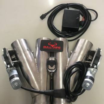 Comprar o produto de Difusor de Escapamento 2,5” Duplo com Acionamento via Controle Remoto. em Escapamentos em Bauru, SP por Solutudo