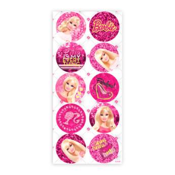Comprar o produto de Adesivo Decorativo Redondo Barbie Core em Outros pela empresa Eloy Festas em Jundiaí, SP por Solutudo