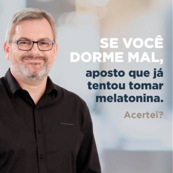 Comprar o produto de Se você dorme mal, aposto que já tomou melatonina. em Neurologia em Botucatu, SP por Solutudo