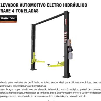 Comprar produto Elevador Mahovi Pórtico 4 TON. MAH- 1004 em Ferramentas Automotivas pela empresa Fazzio Ferramentas & Equipamentos Automotivos. em Botucatu, SP
