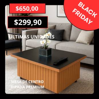 Comprar o produto de Mesa de Centro Ripada - Premium  em Móveis em Belo Horizonte, MG por Solutudo