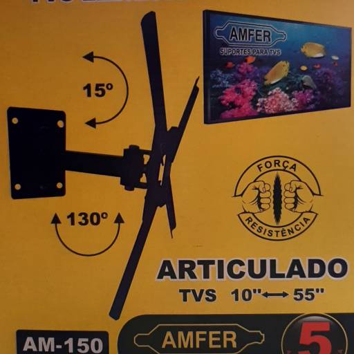 SUPORTE ARTICULADO TV em Botucatu, SP por Casa das Antenas