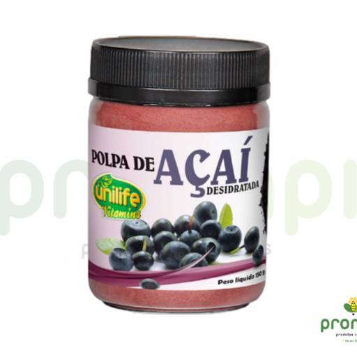 Comprar o produto de Polpa de Açaí desidratada Unilife  em Alimentação Saudável pela empresa Pronapi Produtos Naturais em Foz do Iguaçu, PR por Solutudo