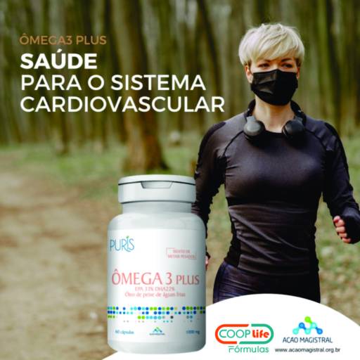 Omega 3 Plus Puris (33/22) 1G 60 Caps em Itapetininga, SP por Coop Life Fórmulas